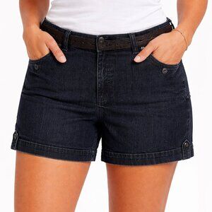 Gloria Vanderbilt Jean Shorts 5.5” Inseam Size 14